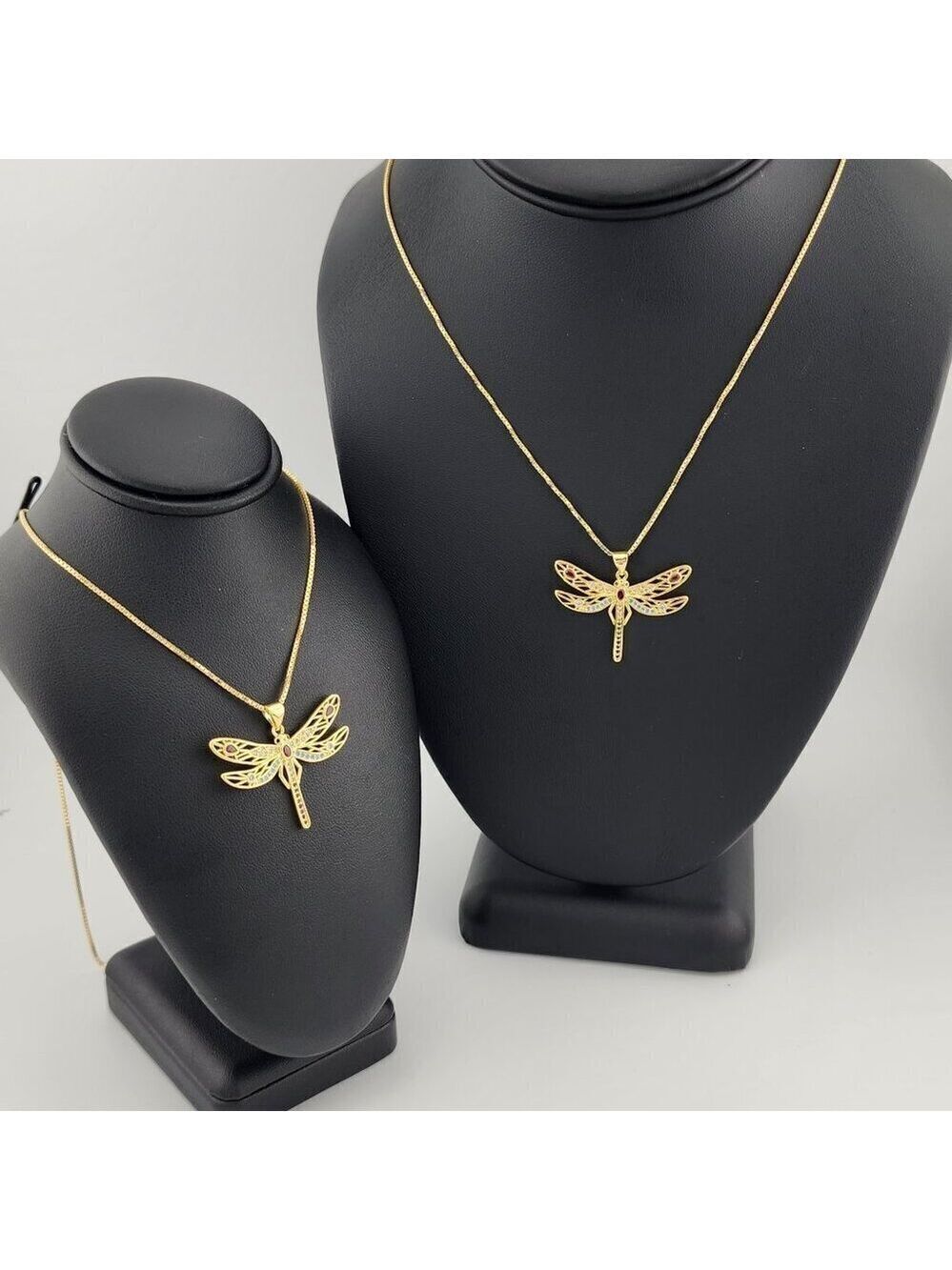 Last One Brand New Multi Colored DragonFly Necklace - Picture 2 of 12